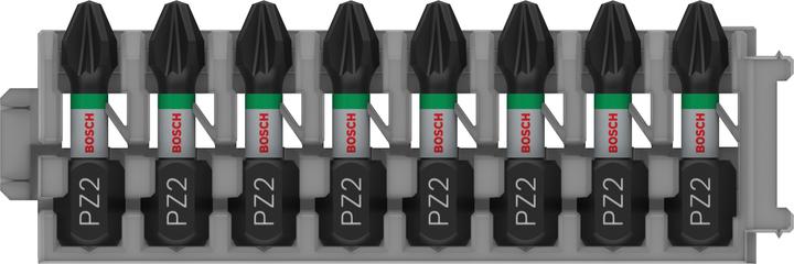 Actual product image Bosch Professional Zubehör PRO Pozidriv Impact Bit, PZ2, 25 mm, 8 pcs. (Cross Pozidriv PZ M2)