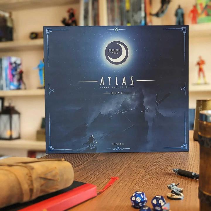 Produktbild Moonlight Maps Atlas TTRPG Battle Maps - Dusk
