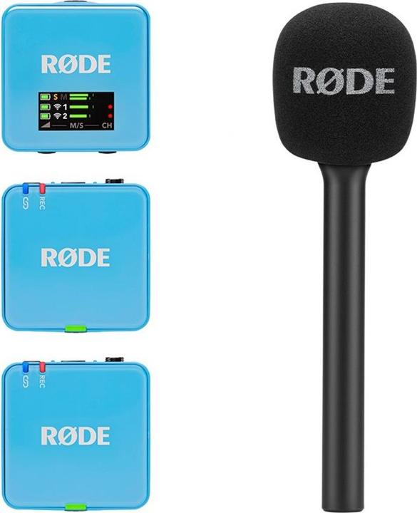 Produktbild RØDE Interview GO Microphone Adapter, blue