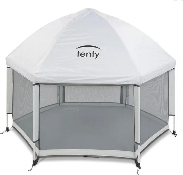 Actual product image Tenty Mobile playpen set incl. mattress & sun canopy (150 cm, 150 cm)