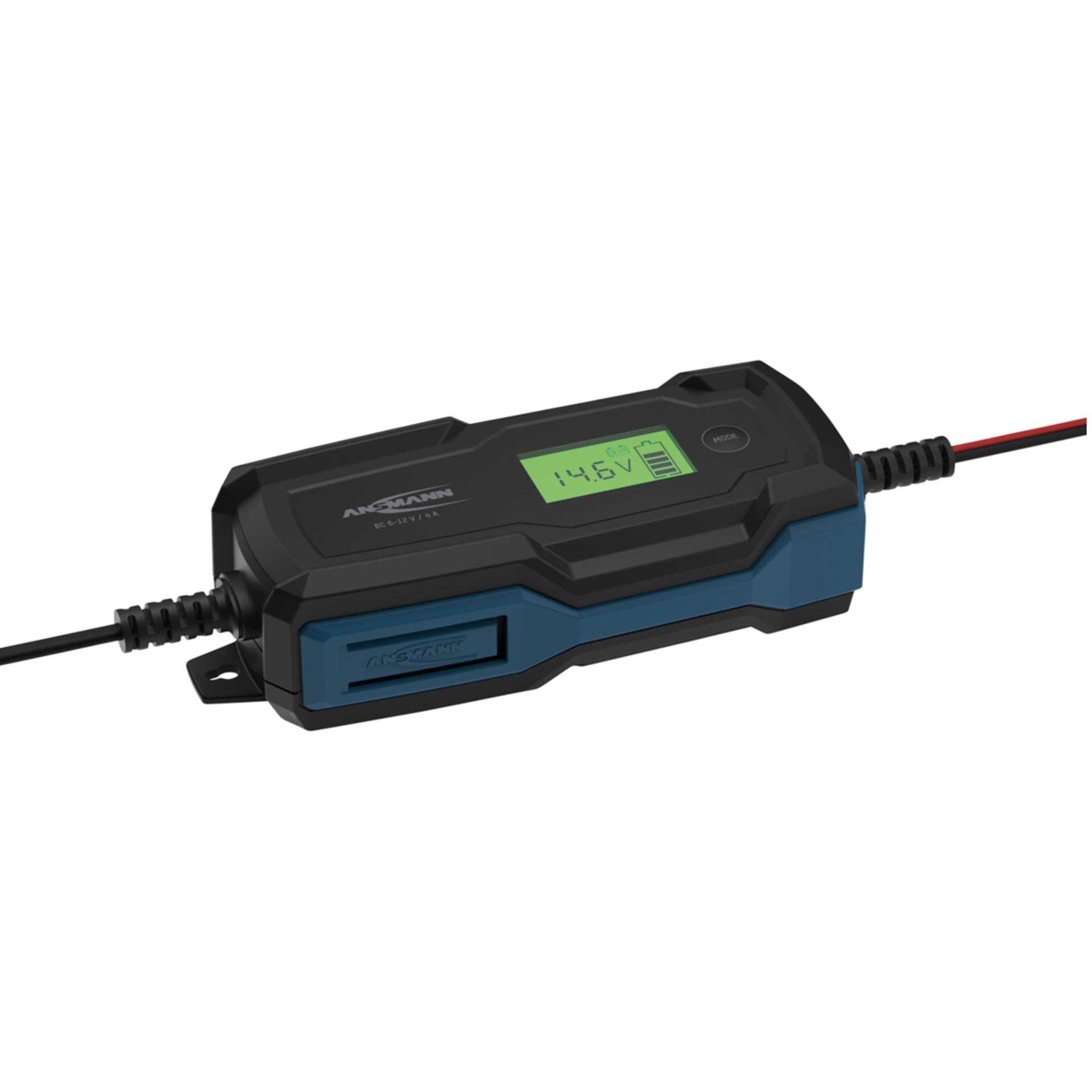 Ansmann, Caricabatterie per auto, BC 6-12V / 4 A (12V, 6V, 4 A)