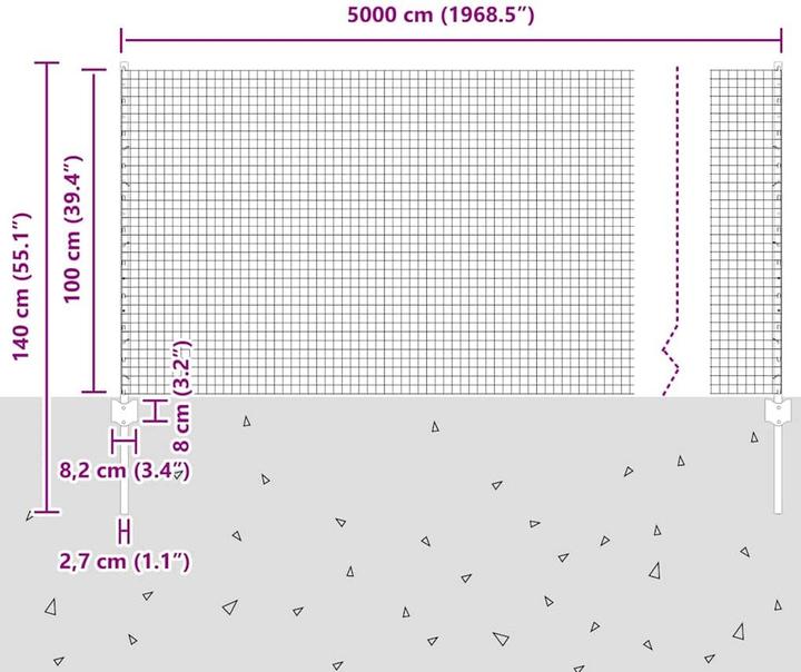 Produktbild vidaXL Aussenbarriere