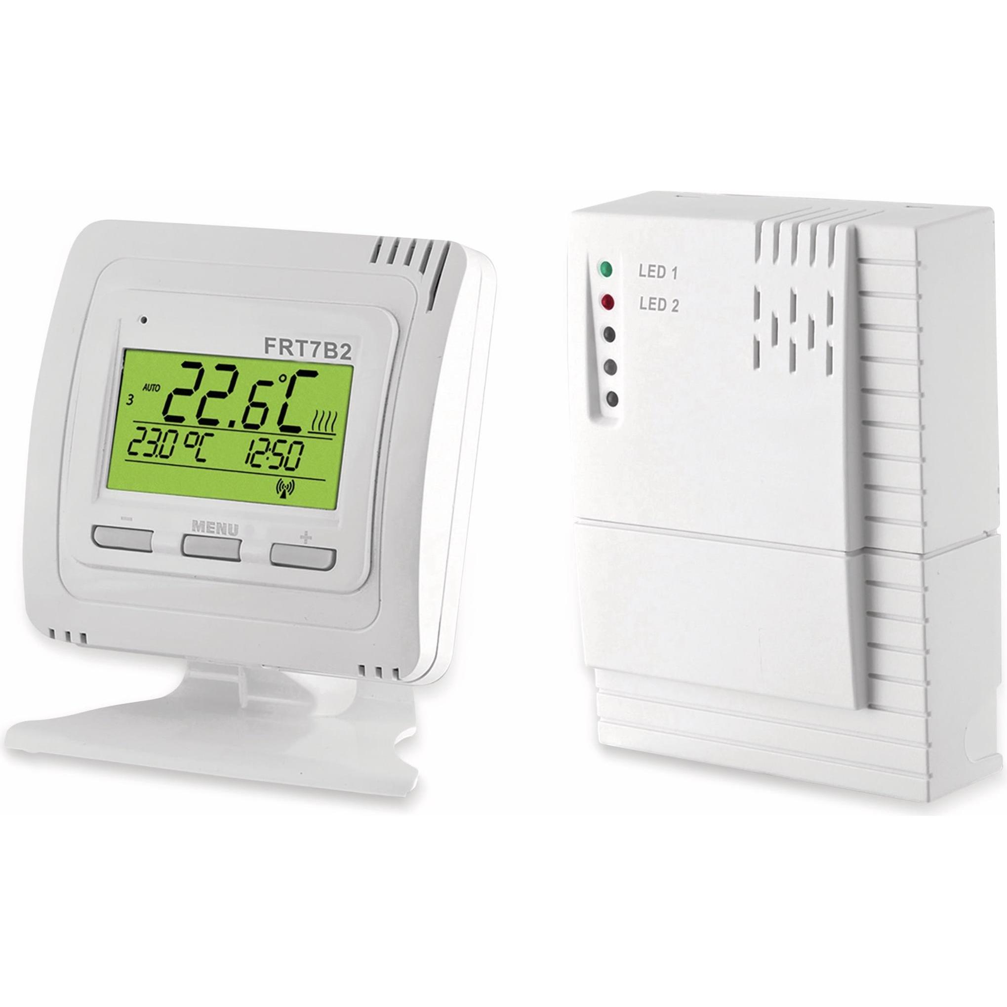 Thumbnail - Elektrobock EOB FRT7B2 Display mit Hintergrundbeleuchtung, Thermostat, Weiss