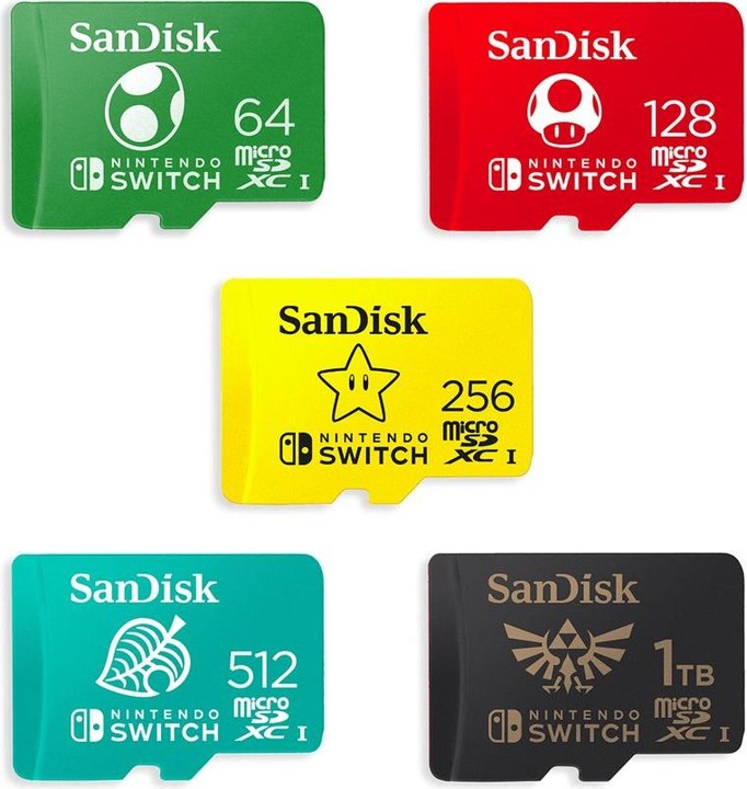 Produktbild SanDisk Nintendo Switch Card (256 GB, microSDXC, U3, UHS-I)