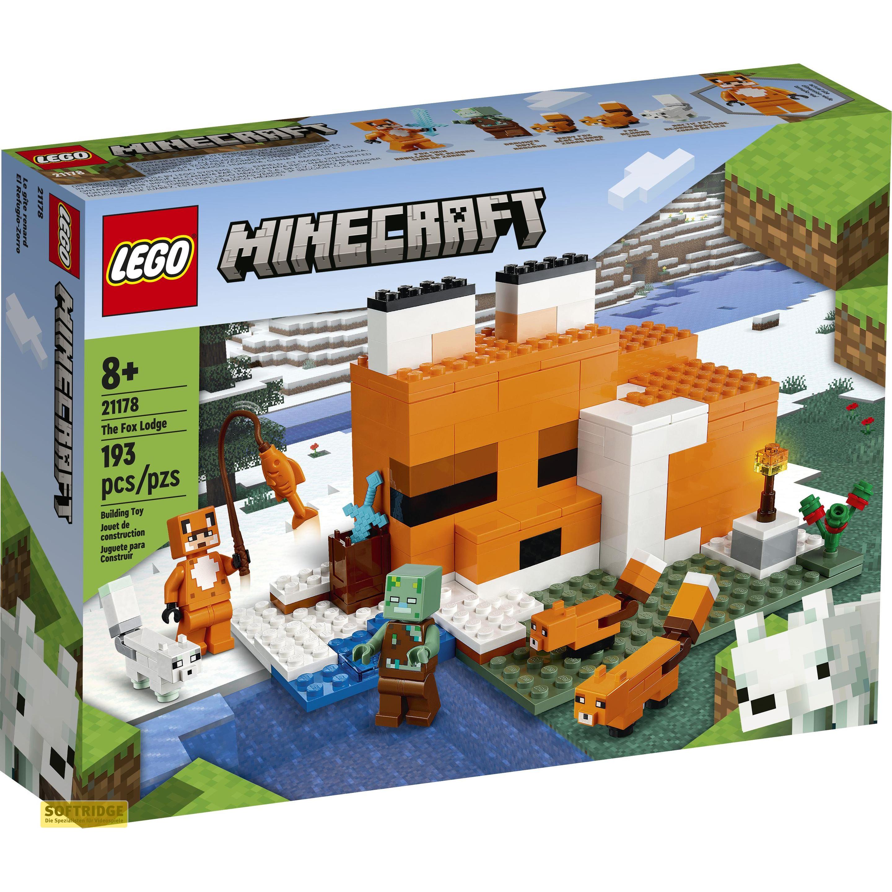 Thumbnail - LEGO Die Fuchs-Lodge (21178, LEGO Minecraft)