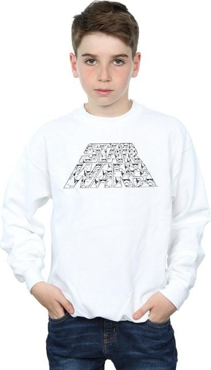 Produktbild Star Wars The Rise Of Skywalker Trooper Filled Logo Sweatshirt Jungen (128)
