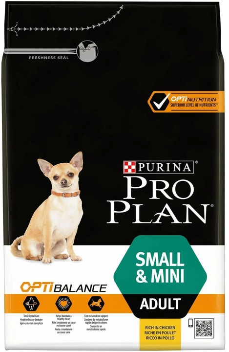 Immagine prodotto Pro Plan Adulto piccolo e mini (Senior, Adulto, 1 pz., 3000 g)