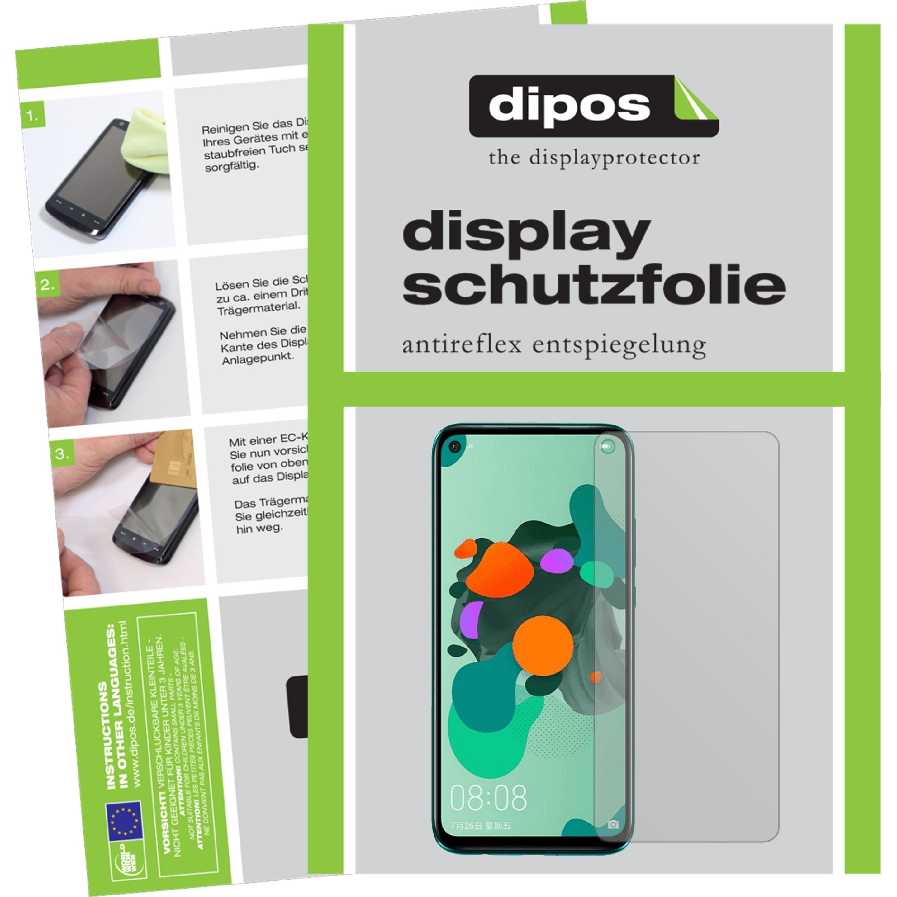 Dipos Displayschutzfolie Antireflex (1 Stück, Huawei Nova 5i Pro), Smartphone Schutzfolie, Transparent