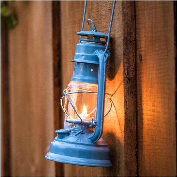 Actual product image Siena Garden Storm lantern pastel blue