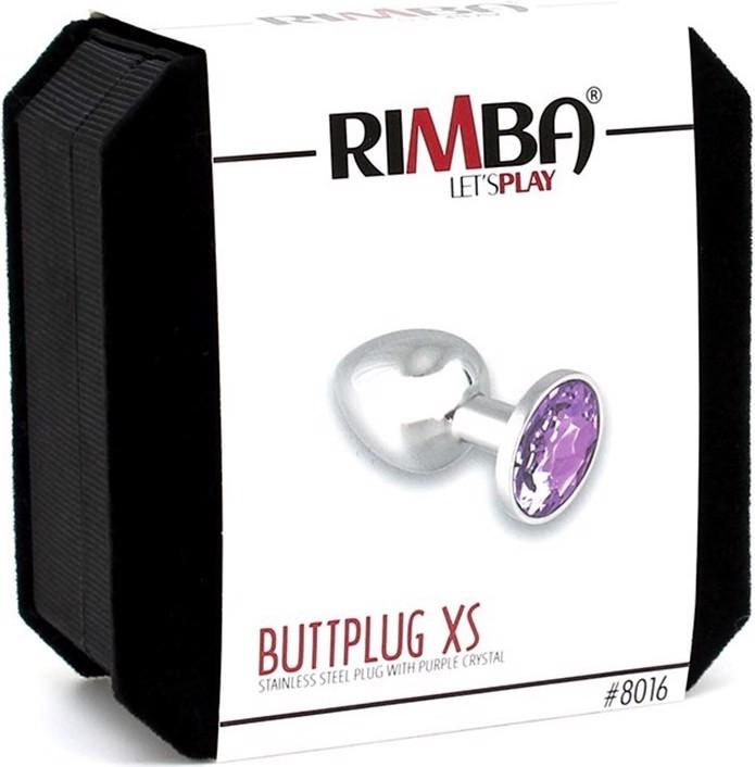 Actual product image Rimba Butt plug XS with crystal