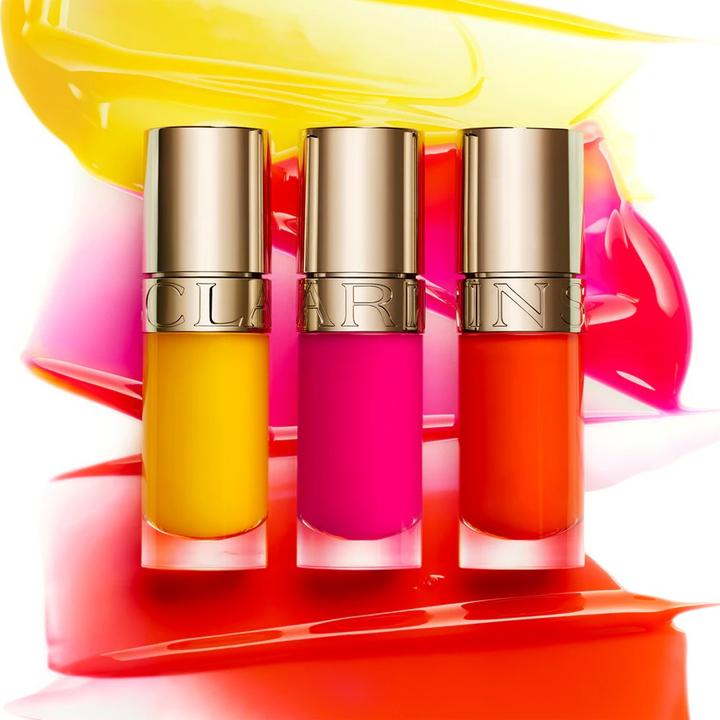 Actual product image Clarins Lip Comfort Oil Power of Colours 22 Daring Orange 7ml (22 Daring Orange)