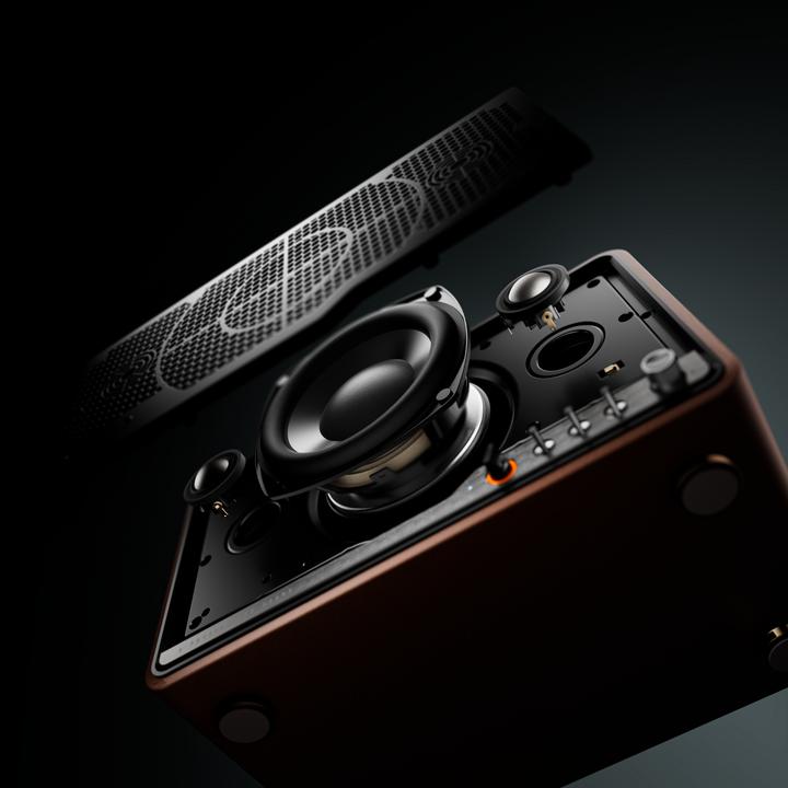 Produktbild Edifier S300 Bluetooth Speaker - black walnut