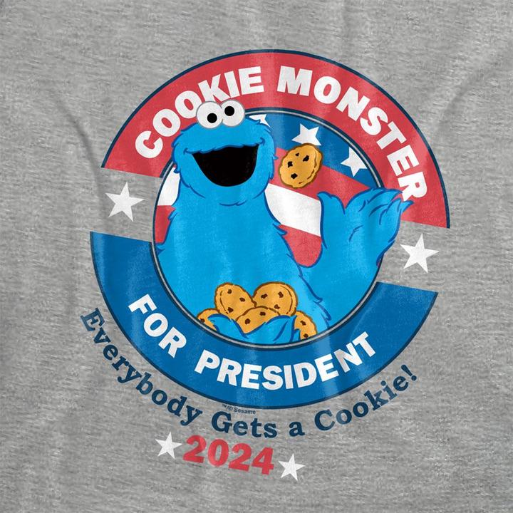 Produktbild Sesame Street Cookie For President TShirt (M)