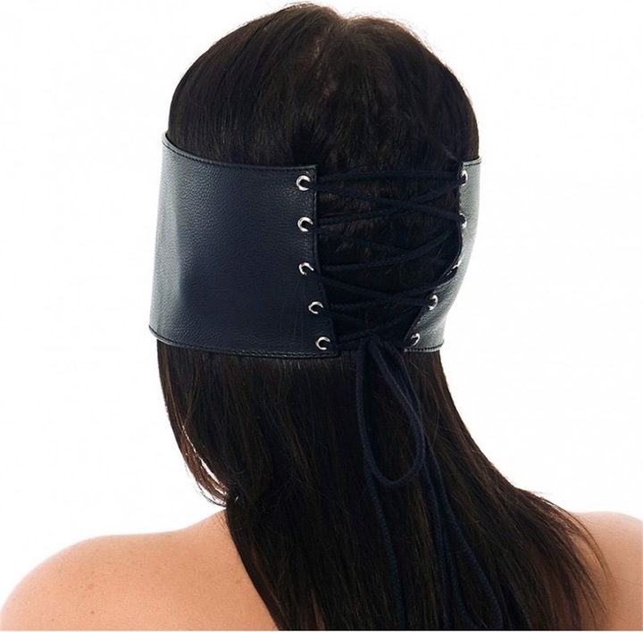Image du produit Rimba Masque pour les yeux en cuir avec laçage