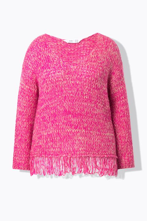 Produktbild Angel of Style Pullover, Loose Fit, Fransen am Saum (54)