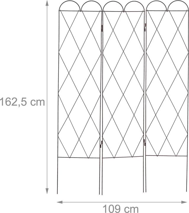 Produktbild Relaxdays Rankgitter (1 cm, 109 cm)