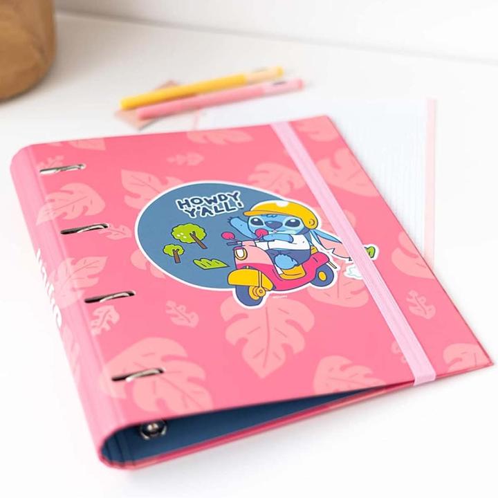 Image du produit Disney Grupo Erik CARPEBLOCK 4 Rings Premium Stitch (A4, 1 pcs)