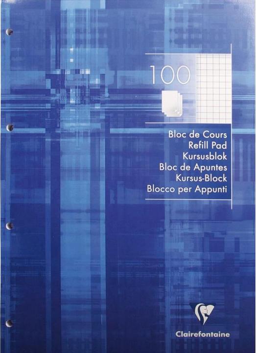 Clairefontaine Ringbuchblock (A4, Kariert, Weicher Einband)