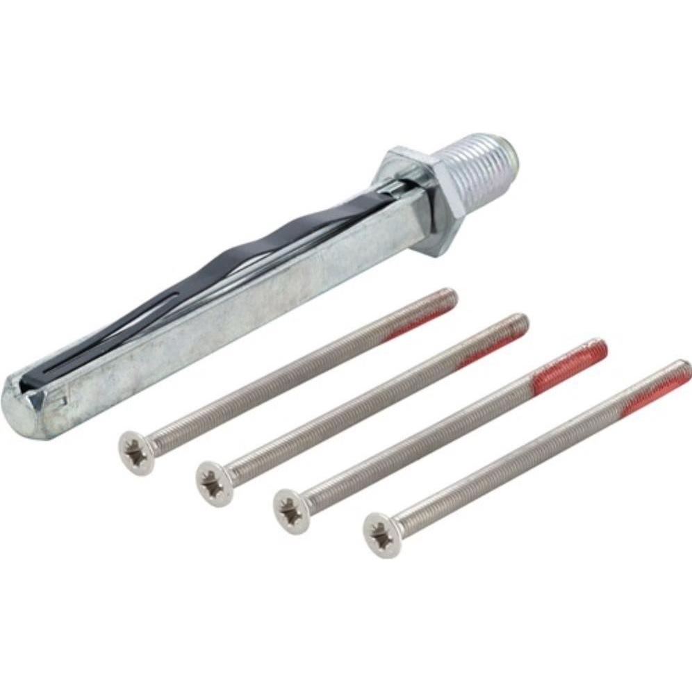 Hoppe, Türgriff + Fenstergriff, Befestigungsset Sertos FS-K/G 65-70 mm M4 x 75 Vierkant 9 x 90 mm (Türgriff)