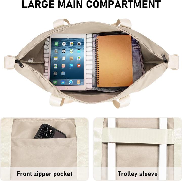 Produktbild Only-Bags.Store Reisetasche Handgepäck gross, für Easyjet faltbare Handgepäcktasche für Flugzeug, Sporttasche mit (30 l)