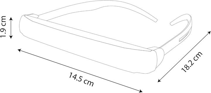 Actual product image Dayvia Portable Rechargeable Light Therapy Lamp with Adjustable Nose Rest and Multiple Programs