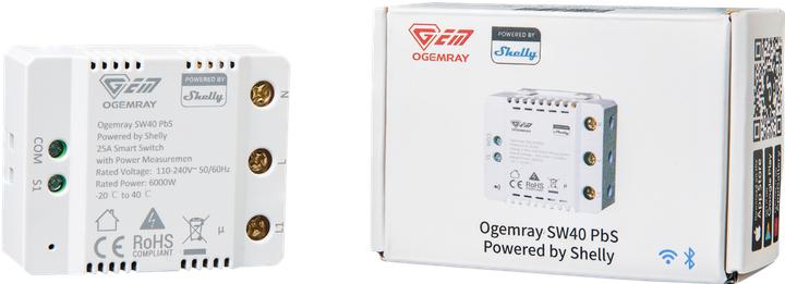 Actual product image Shelly PbS SW40 (Switch actuator)