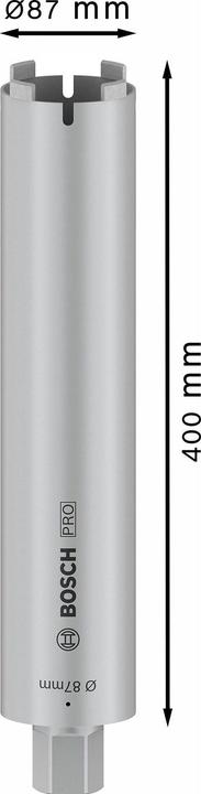 Actual product image Bosch Professional Zubehör PRO Core Cutter dry, 87 x 400 mm, 1 1/4 inch UNC (87 millimetres)
