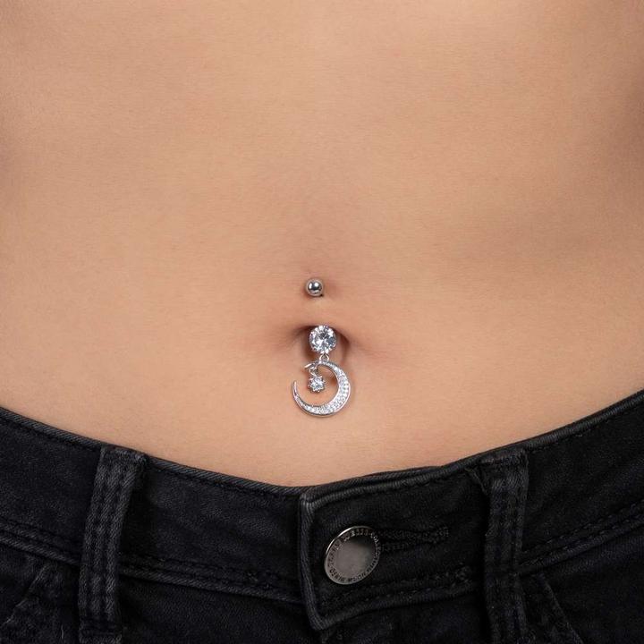 Immagine prodotto Bijouteria Piercing ventre (Zirconia, Acciaio chirurgico 316L)
