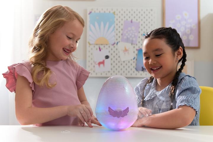 Actual product image Hatchimals Puffacorn Alive Secret Hatch