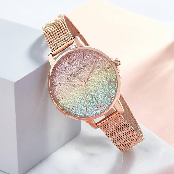 Actual product image Olivia Burton Ladies' Watch OB16RB18 (Ã˜ 34 mm) (Analogue wristwatch, 34 mm)