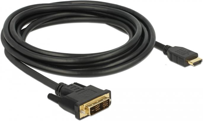Produktbild Delock DVI — HDMI (Typ A) (3 m, DVI, HDMI)