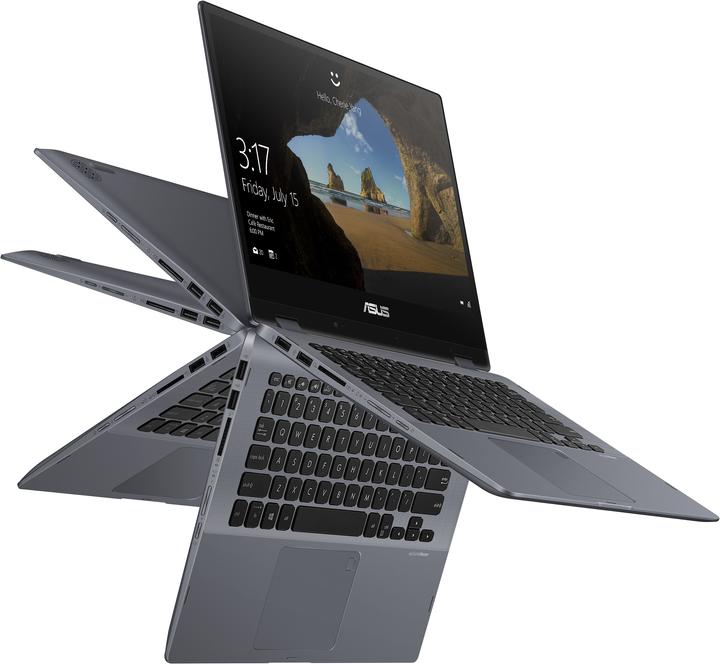 Produktbild ASUS VivoBook Flip 14 (14", 512 GB, 8 GB, CH, Intel Core i5-10210U)