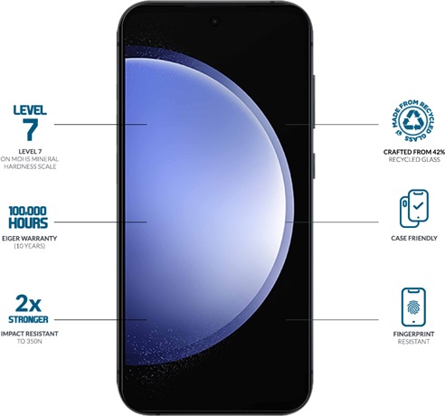 Produktbild Eiger Mountain Glass Clear Edge (1 Stück, Samsung Galaxy S24+)
