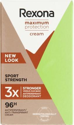 Actual product image Rexona Solid Deodorant For Men Maxpro Sport Strength (Deo Stick) 45 Ml (Stick, 45 ml)