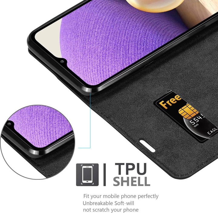 Produktbild Cadorabo Book Invisible Magnet Cover (Samsung Galaxy A32 5G)