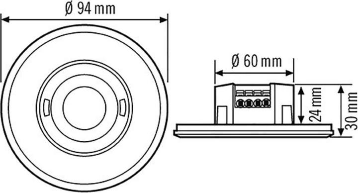 Image du produit Esylux PD-Flat 360i/8 RB KNX (8 m)