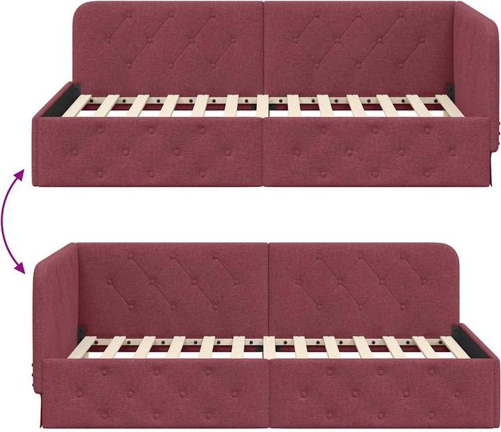 Image du produit vidaXL Eckbettgestell (100 x 200 cm)