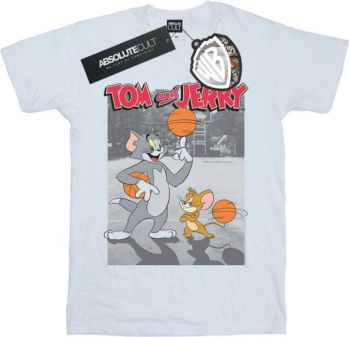Immagine prodotto Tom & Jerry Basketball Buddies Maglietta Ragazze (152, 158)