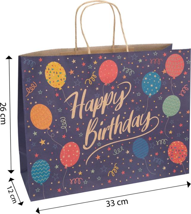 Produktbild Idena Geschenktasche 33x12x26cm FSC-Mix (1x)