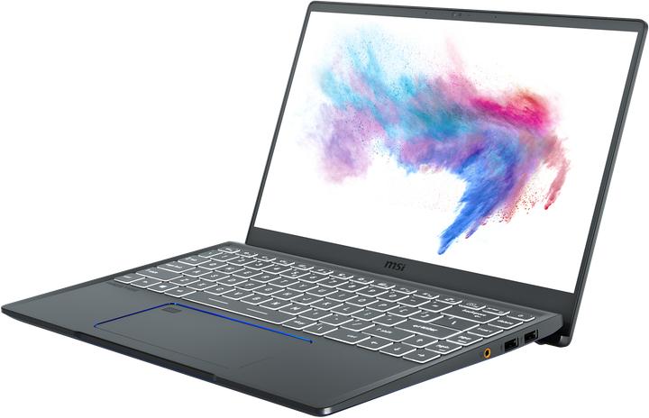 Actual product image MSI Prestige 14 (14", Intel Core i7-10710U, 16 GB, 1000 GB, DE)