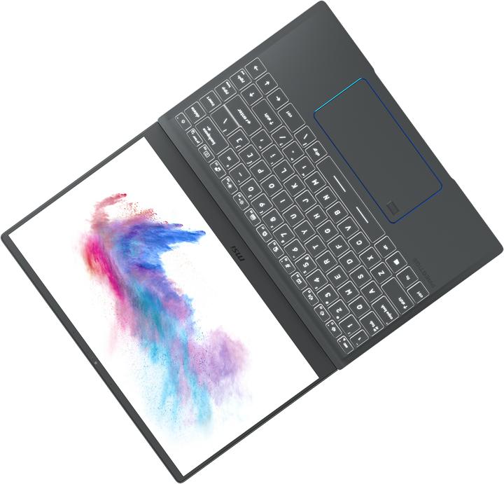 Actual product image MSI Prestige 14 (14", Intel Core i7-10710U, 16 GB, 1000 GB, DE)