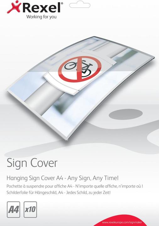 Produktbild Rexel Schilderfolie Sign Cover (A4, 10 Stk., 125 µm)
