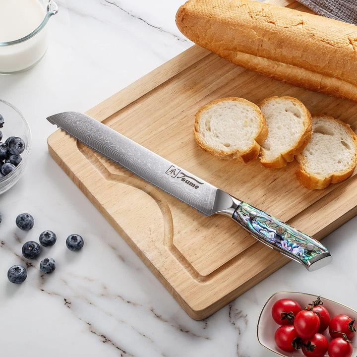 Produktbild Tsume Brotmesser mit Perlmuttgriff (19 cm)