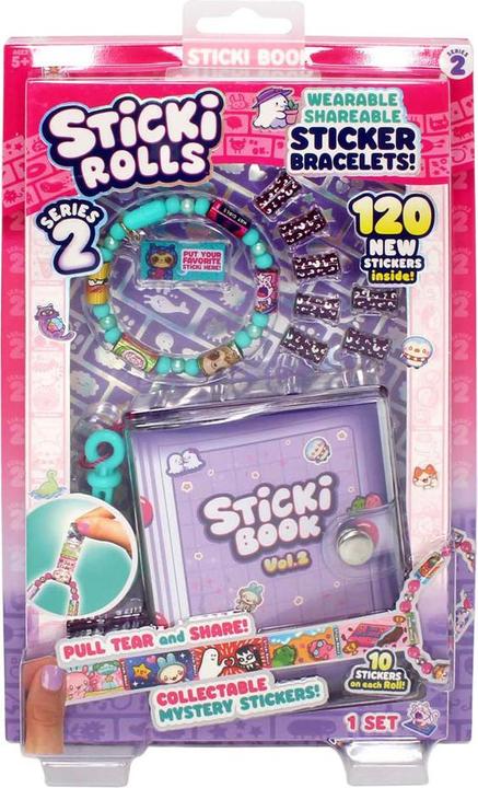 Image du produit Jazwares Sticki Rolls Sticki Book Pack W2