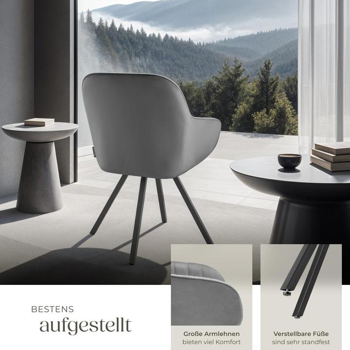 Actual product image tectake Swivelling armchair