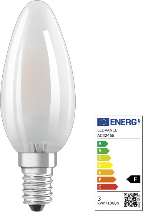 Immagine prodotto Osram Star Classic B25 (E14, 2.50 W, 250 lm, 6 x, F)