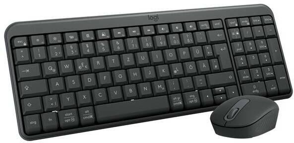 Produktbild Logitech MK250 - GRAPHITE - CH - CENTRAL-419 (CH, Kabellos)