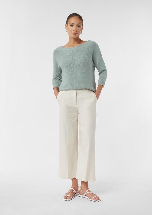 Produktbild Comma Strickpullover Baumwollpullover mit Leo-Schleifendetail am Rücken (34)