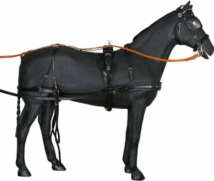 Image du produit Tattini Harnais d'attelage cuir double pour Cheval