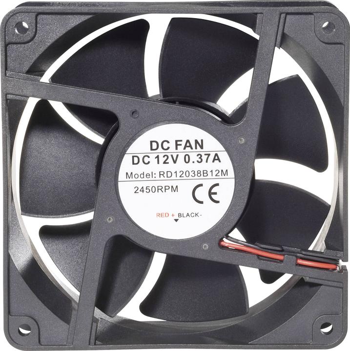 Image du produit Tru Components Ventilateur axial 12 V/DC 193 m³/h ( (120 mm, 1 x)